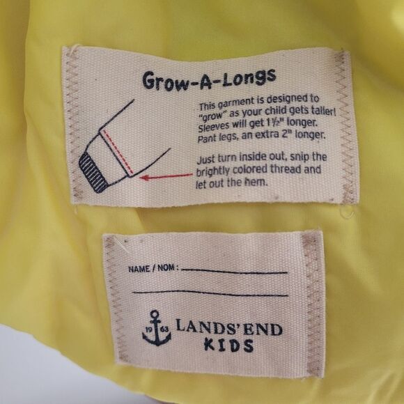 LANDS END girls XL 14-16 3-in-1 growalongs winter parka - Picture 6 of 15